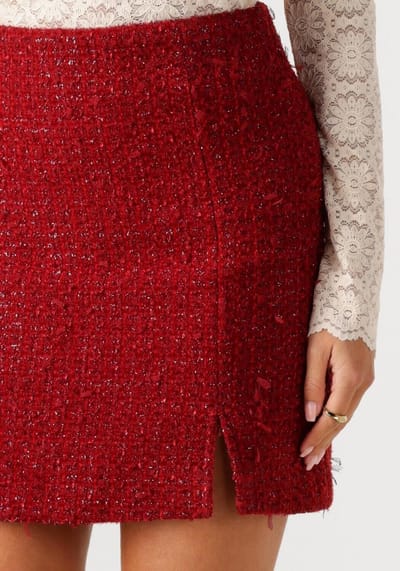 Ydence Skirt Femke Dames - Korte rok - Rood - Maat XS