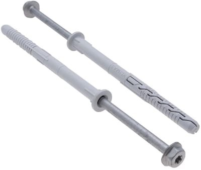 50x Zware Beton Schroeven en Pluggen met Torx Kop - 10x120mm