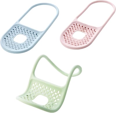 Flexibele Vaatdoek Houder voor Keuken en Badkamer - Multifunctioneel Afvoerrek voor Spons en Borstels - 3 Stuks