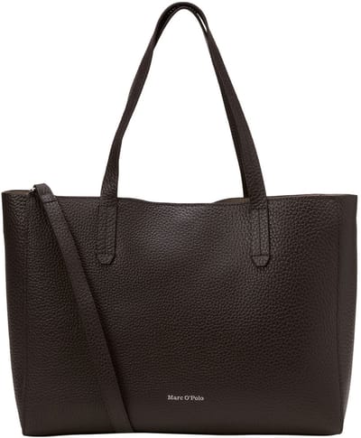 Marc O'Polo shopper schoudertas Busin Shopper Shaded Brown donkerbruin