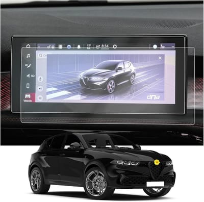 Navigatie Beschermfolie voor Alfa Romeo Tonale 2022 2023 - 10.25 Inch GPS Scherm Bescherming, Krasbestendig en Duurzaam - 2 Stuks Accessoires voor Hybride Modellen