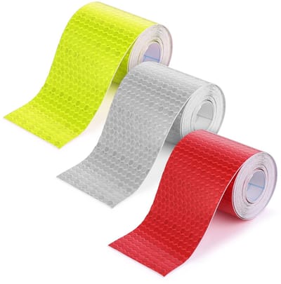 Famanu – Reflecterende waarschuwingstape 1 inch, waterdicht, hoge zichtbaarheid, voertuigen, trailers, outdoor, markering