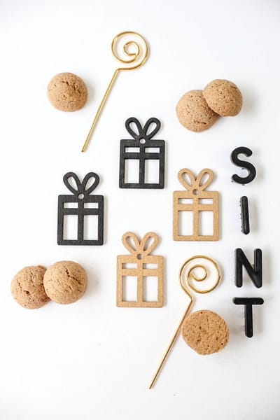 10x Versiering sinterklaas stafjes