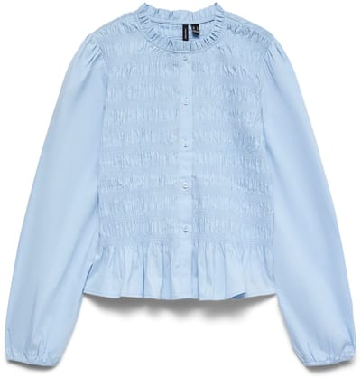 VERO MODA - VMFRIBA LS SMOCK TOP WVN LCS - Dames - Blouses