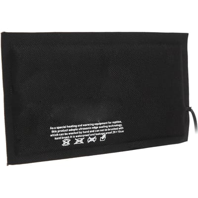 Coussin Chauffant USB Reptile Température Constante Sans Interrupteur Tapis Chauffant à Température Réglable pour Tortue Petits AnimauxS black