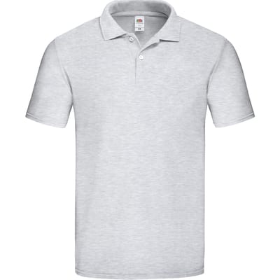 Fruit of the Loom Unisex Adult Original Heather Poloshirt (Heide Grijs)