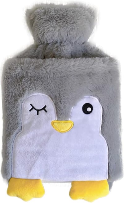 Warmwaterkruik met hoes 2L - Lekvrij, ideaal voor warm en koud kompres, hand- en voetenwarmer, verlichting van nek- en schouderpijn
