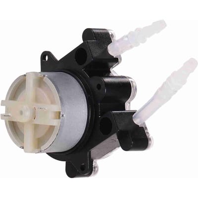 Pompe Doseuse DC 6V DIY Mini Tête Doseuse Péristaltique Fonction Auto-Amorçante Grand 150ml/min pour Aquarium Laboratoire Chimique gray