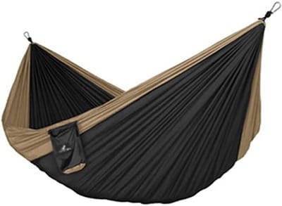 Draagbare hangmat - Schommelbed - Reizen en kamperen - Extra lang en breed - 10L x 10W mm - Eenkleurig