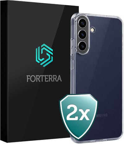 Hoesje 2 Stuks - Geschikt voor Samsung Galaxy A37 - Sterk & Shockproof - Back Cover - Case Siliconen - Telefoon Hoes - Transparant