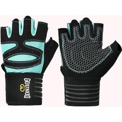 GOUNOD Gewichthefhandschoenen Polsbandondersteuning Ademend Antislip Sport Gym Handschoenen Bodybuilding Powerlifting Fitness Training S
