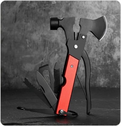 Multitool - 17 in 1 - Zwart - RVS