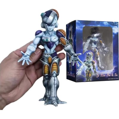 23cm Dragon Ball Z Frieza Actiefiguur Mechanische Vorm Freezer Poppetje Ornamenten PVC Collectie Anime Frieza Figuurtje Model Speelgoed gray