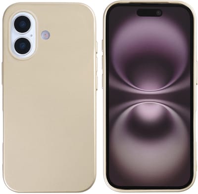 Rixus Soft TPU Phone Case With MagSafe For iPhone 17 Gold