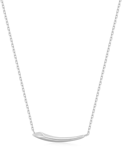 Ania Haie AH N049-01H Tough Love Dames Ketting - Collier - Sieraad - Ketting zonder hanger - Zilver - 925 Zilver - Anker - 5 mm breed - 48 cm lang