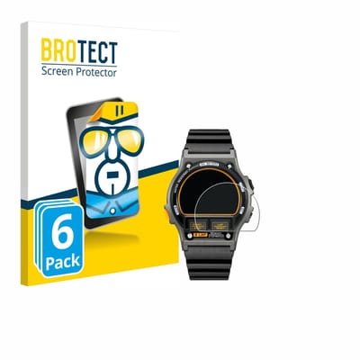 BROTECT - Screenprotector voor Timex Ironman TW5M54300 - Folie Beschermfolie transparant 6 Stuks