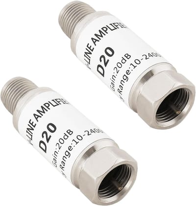 Signaal Versterkers - Satelliet Versterker - Betere Ontvangst - 20 dB Versterking - 10-2400 MHz