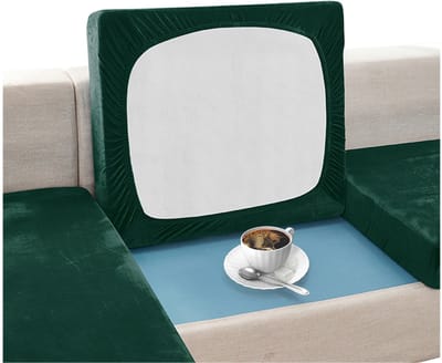 Meble odNowa Serie - Fluwelen Bankhoes - Donkergroen - 50-65cm
