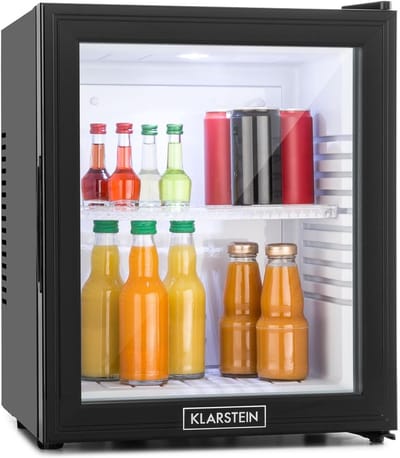 Minibar 32 liter - Stil en ruimtebesparend, met glazen deur en verstelbaar rooster