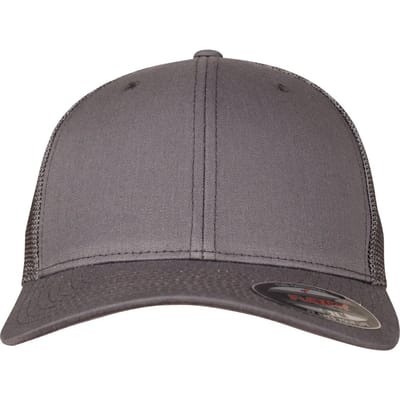 Flexfit Truckerpet van gaas (Donkergrijs)