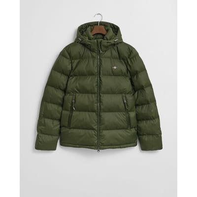 Gant Active Cloud Jacket Detachable Hood Country Green / male