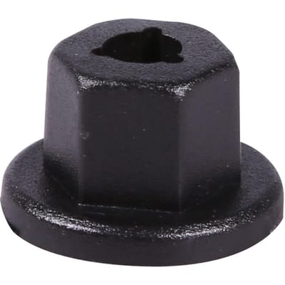 10 Stuks Schroefmoer, Zwart M6 voor Opel: 90413589, 180942; BMW:16131176747, -VW: 8E0825265C