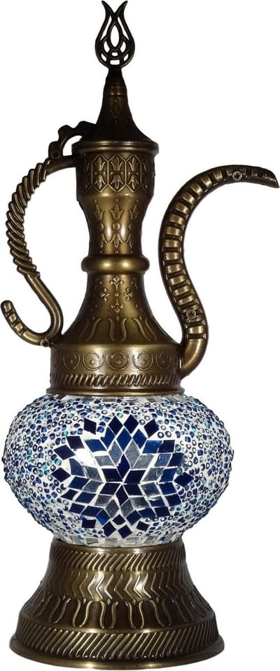 Oosterse mozaïek tafellamp (Turkse Ibrik)  ø 13 cm