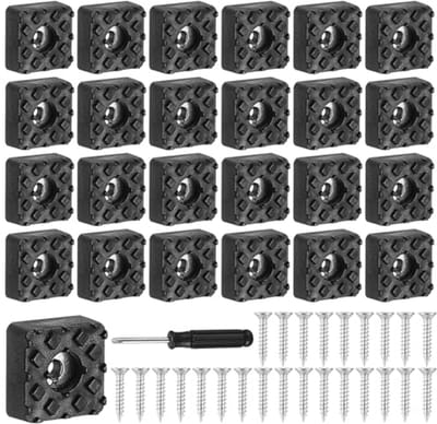 Antislip Rubber Voetjes voor Meubelpootbescherming - 25 Stuks