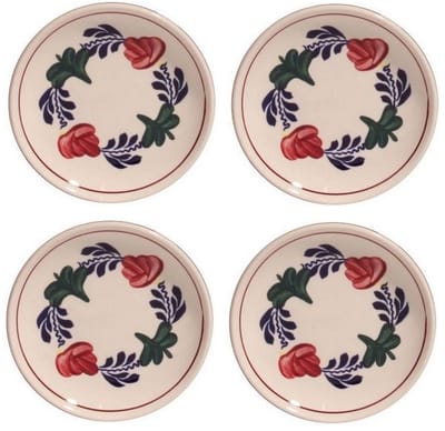 Set 4x Boerenbont Petit Four 11cm