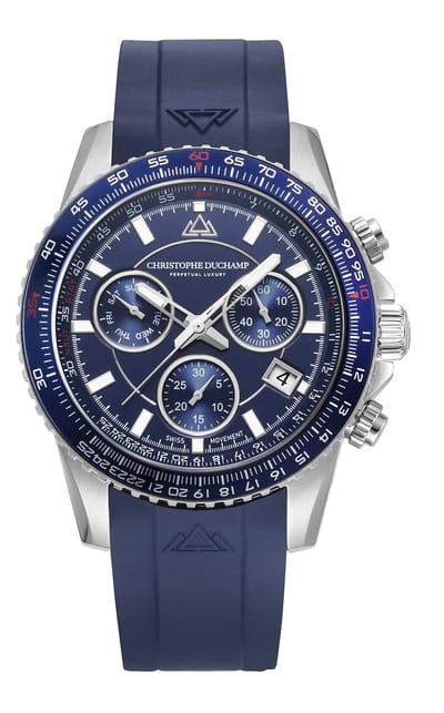 Christophe Duchamp Velocite V2 Luxe Herenhorloge – Chronograaf – Modern Sportief Design