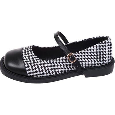 Dames Schoenen Vierkante Neus Dames Ronde Hak Mary Jane Schoenen Platform Schoenen Dames Schoenen Lolita Schoenen 37 black