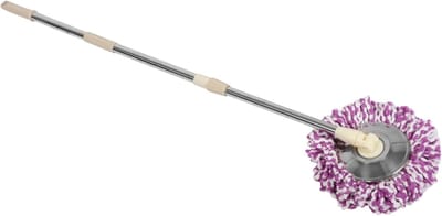 Afneembare Dweilstok - Ronde Dweilsteel - Vloeren Reinigen - Verstelbare Lengte - 91 cm Uitschuifbaar - Violet
