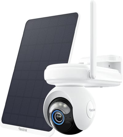Reolink 4G LTE Zonne-energie Mobiele Beveiligingscamera Draadloos Buiten, 360° 24/7 Opname, 10s Pre-opname, voor Thuissbeveiliging, 2K ColorX Nachtzicht, Slimme Detectie, Grote Batterij, Altas Go PT en 12W Zonnepaneel