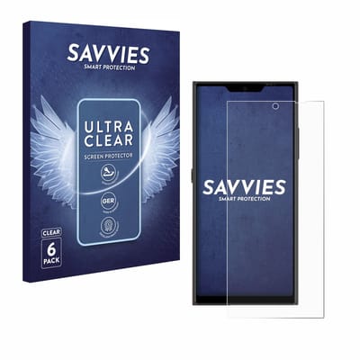 Savvies - Screenprotector voor Jolla Phone - Folie Beschermfolie transparant 6 Stuks