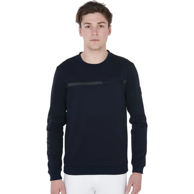 Ruitersweatshirt met ronde hals Equestro Interlock