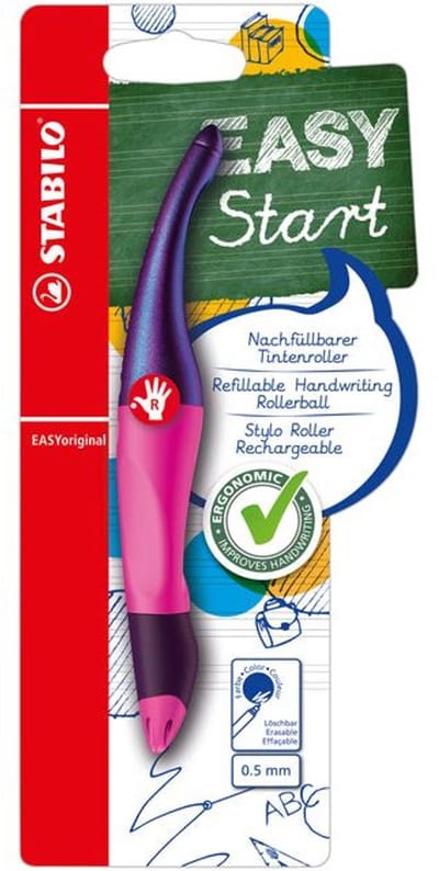 Rollerpen STABILO Easyoriginal rechtshandig hologr ed M magenta blist | 5 stuks