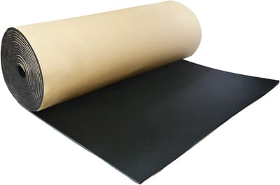 E-Ambar - Geluidsisolatieplaten voor auto - 10 mm dikte - Zelfklevend - 60 cm x 100 cm