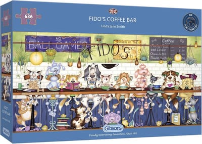 Koffiebar Legpuzzel met Extra Grote Stukjes