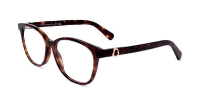 Moncler ML5167 Dark havana 53/15/140 WOMAN Brilmonturen