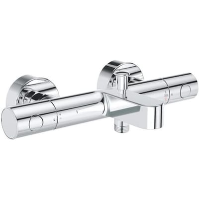 GROHE Grohtherm 800 Cosmopolitan Thermostatische Badkraan - 15 cm - Waterbesparend - Met omstelling - Inclusief koppelingen - Chroom