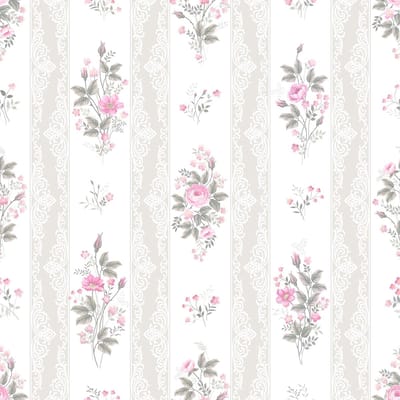 Solidchoice - Zelfklevend Wallpaper met Bloemen Motief 30.5x300 cm