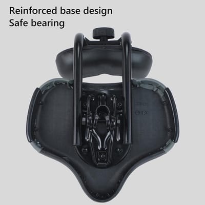 Fietszadel voor hometrainer - breed fietszadel - groot fietszadel - comfortabel fietszadel - vervanging - gevoerd fietskussen van traagschuim - ergonomisch ontwerp