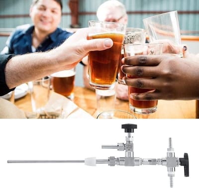 Stainless Steel Back Pressure Filler voor Thuisbrouwerij, CO2 Set voor Bier en Wijn, Professioneel en DIY Gebruik