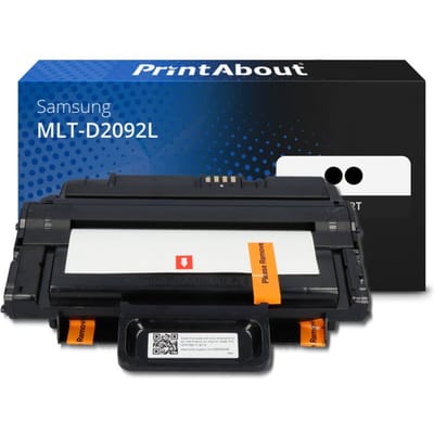 PrintAbout huismerk Toner MLT-D2092L (SV003A) Zwart Multipack 2-pack Hoge capaciteit Geschikt voor Samsung