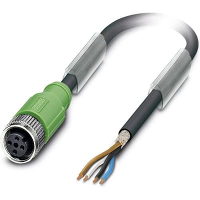 Phoenix Contact 1500716 Sensor/actuator connector, geassembleerd M12 Aantal polen (sensoren): 4 Bus, recht 10.00 m 1 stuk(s)