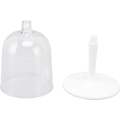 Draagbare opvouwbare wijnglazen, onbreekbaar, helder, afneembaar, plastic wijnglazen voor buiten L white