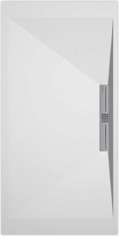 Sanifun douchebak Stone Side White Smooth 1100 x 800 S
