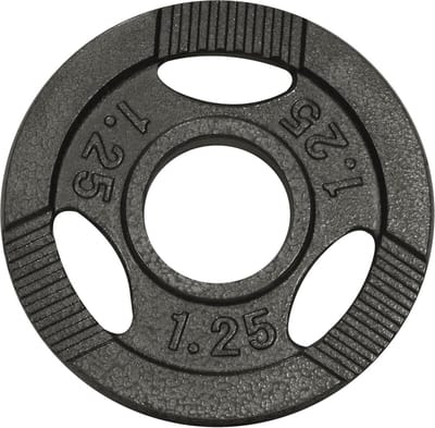 Gietijzeren Halterschijf 1.25 kg voor Stangen met 50/51 mm Diameter Krachttraining