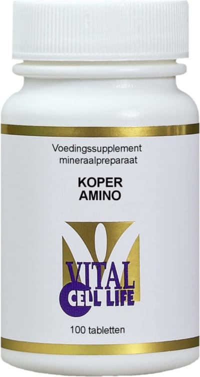 Vital Cell Life Koper Amino Tabletten 100 st
