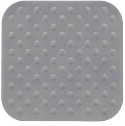 Douchemat 53 x 53 cm in Antraciet - Rubber, Antislip